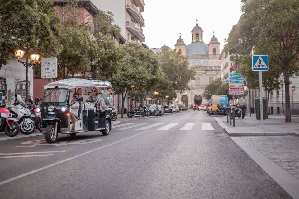 Madrid: Private City Tour by Eco Tuk Tuk