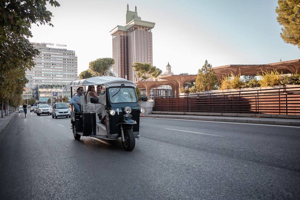 Madrid: Private City Tour by Eco Tuk Tuk