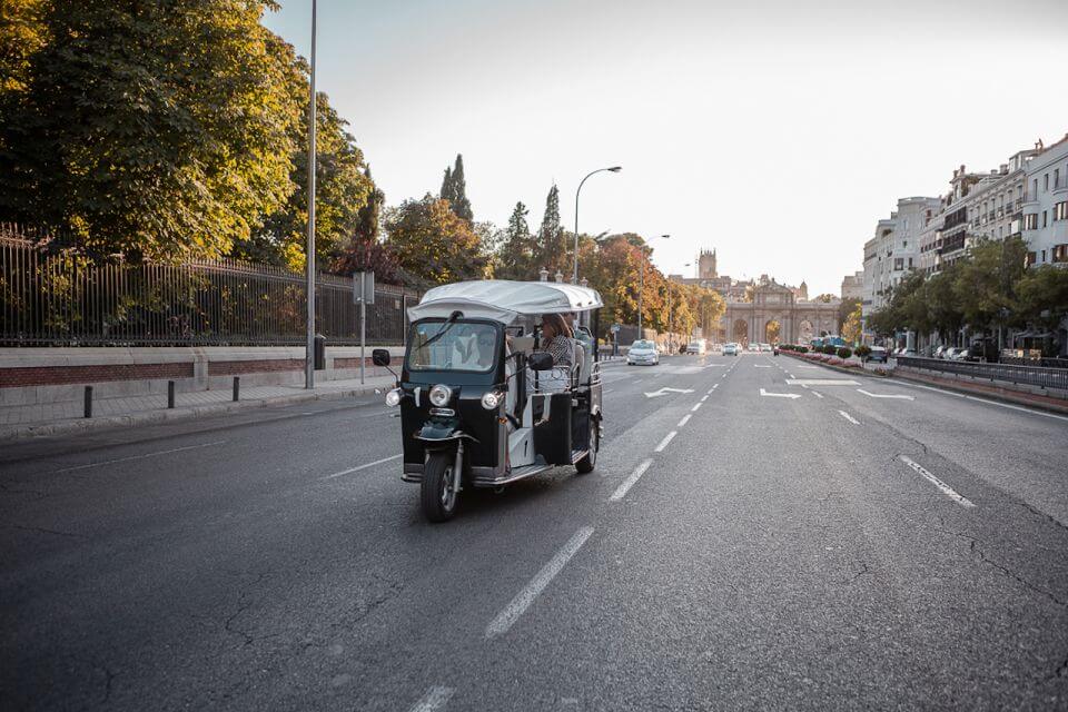 Madrid: Private City Tour by Eco Tuk Tuk