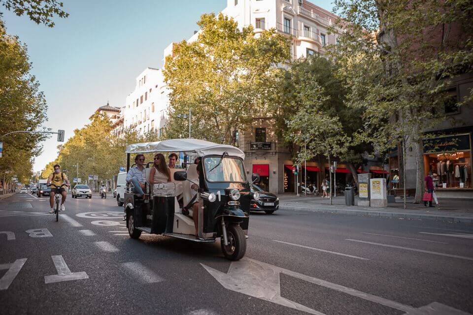 Madrid: Private City Tour by Eco Tuk Tuk