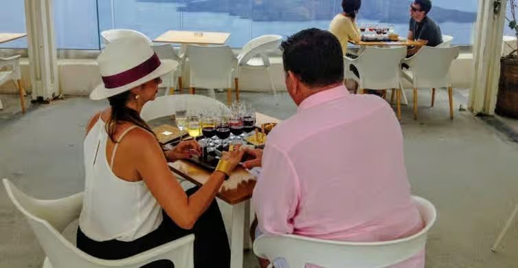 Santorini: Guided Tour to 3 Wineries with Wine Tastings